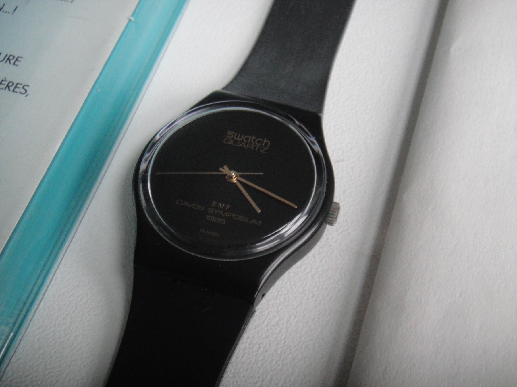 Swatch Orologi: Swatch / Davos Symposium / 1985 / Ungetragen – Nuovo e nell'imballaggio originale da Biberist venduto da keine-ursache 4