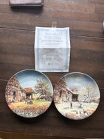 Bernd Gagels Collector Plates "Summer & Winter" Sammelteller