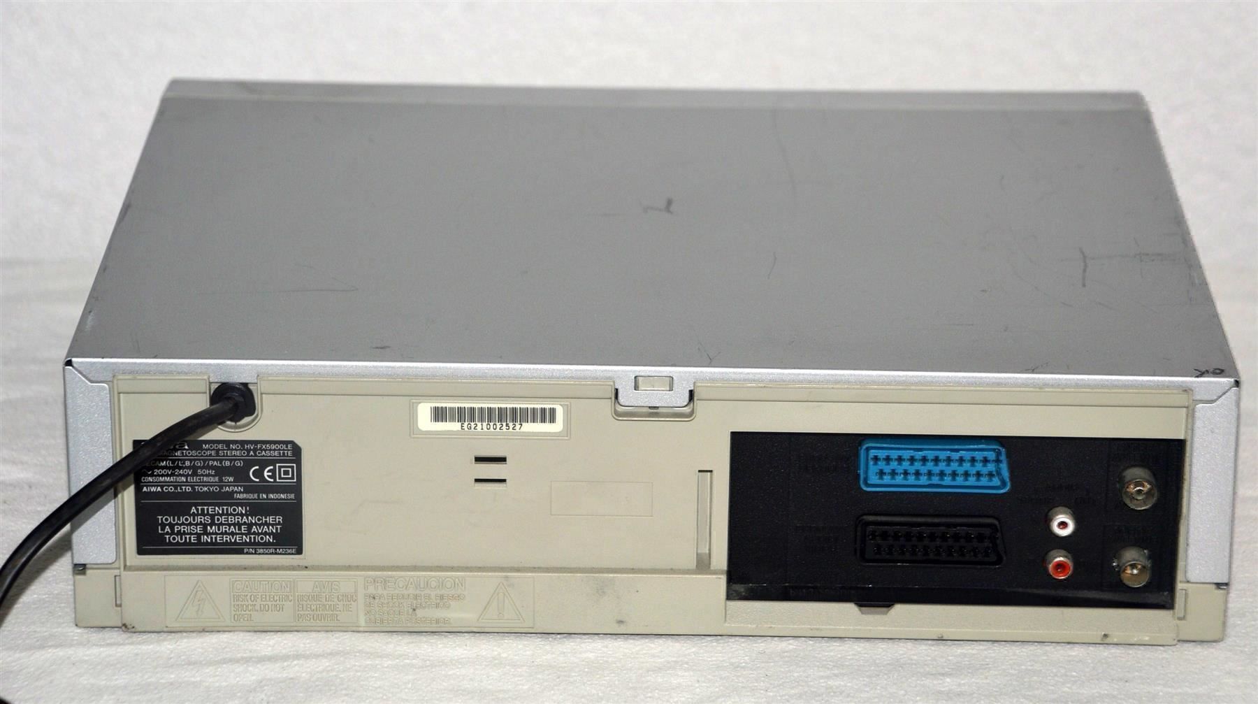 Registratori: Videorecorder VHS Aiwa HV-FX5900LE magnétoscope – Usato da Collonges venduto da arashee 2
