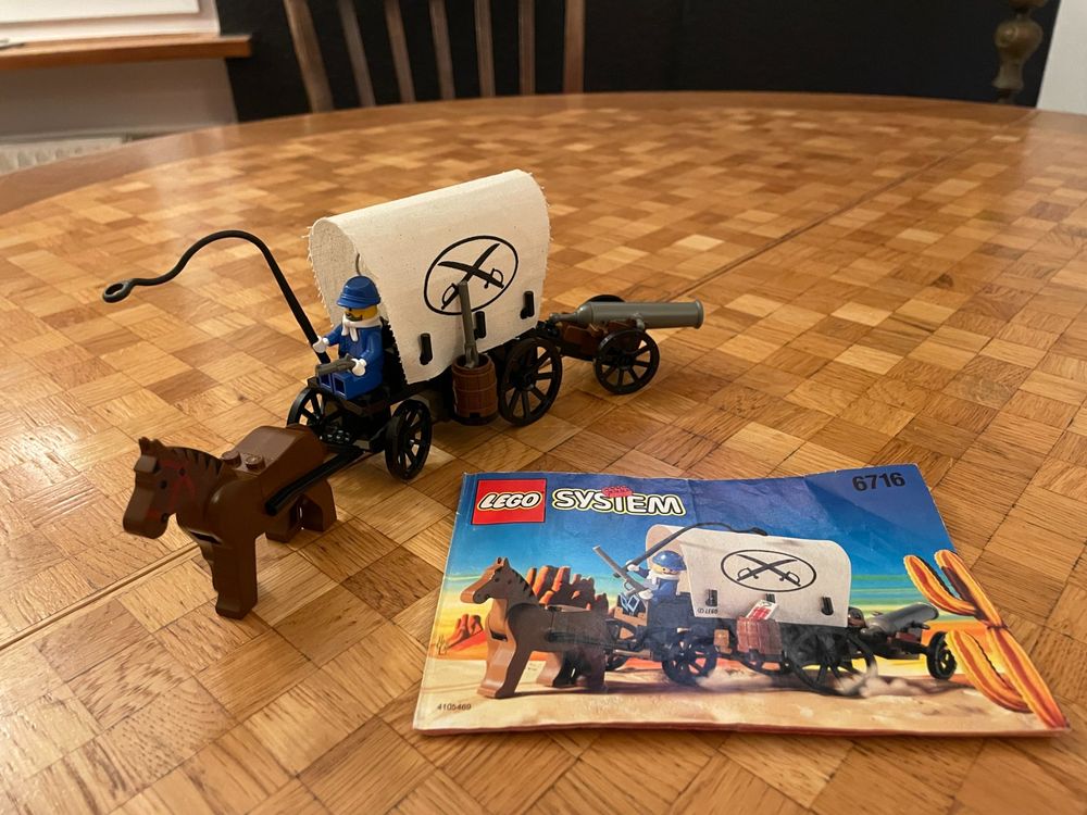 LEGO System 6716 - Wilder Westen Planwagen mit Anleitung (Gebraucht) in ...