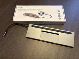 I-tec USB-C Metal Triple Docking Station, neuwertig