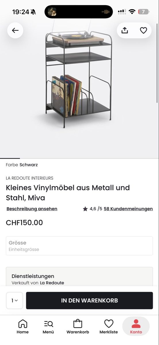Scaffali: Vinyl / Schallplatten Regal – Usato da Bremgarten AG venduto da baby-yoda 1