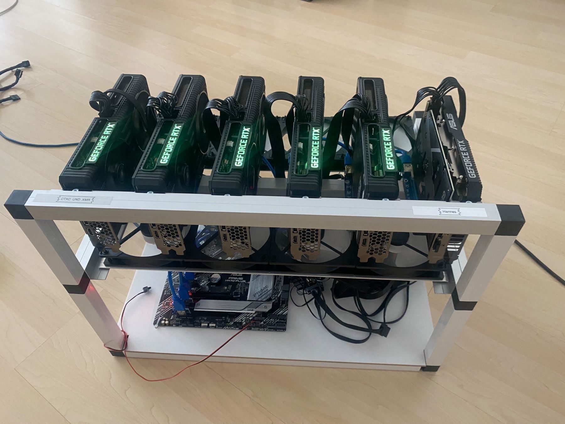 Coin Miner: Mining Rig inkl.Programmierung, ca.93Mhs – Nuovo (secondo la descrizione) da Zürich venduto da Remo184 3