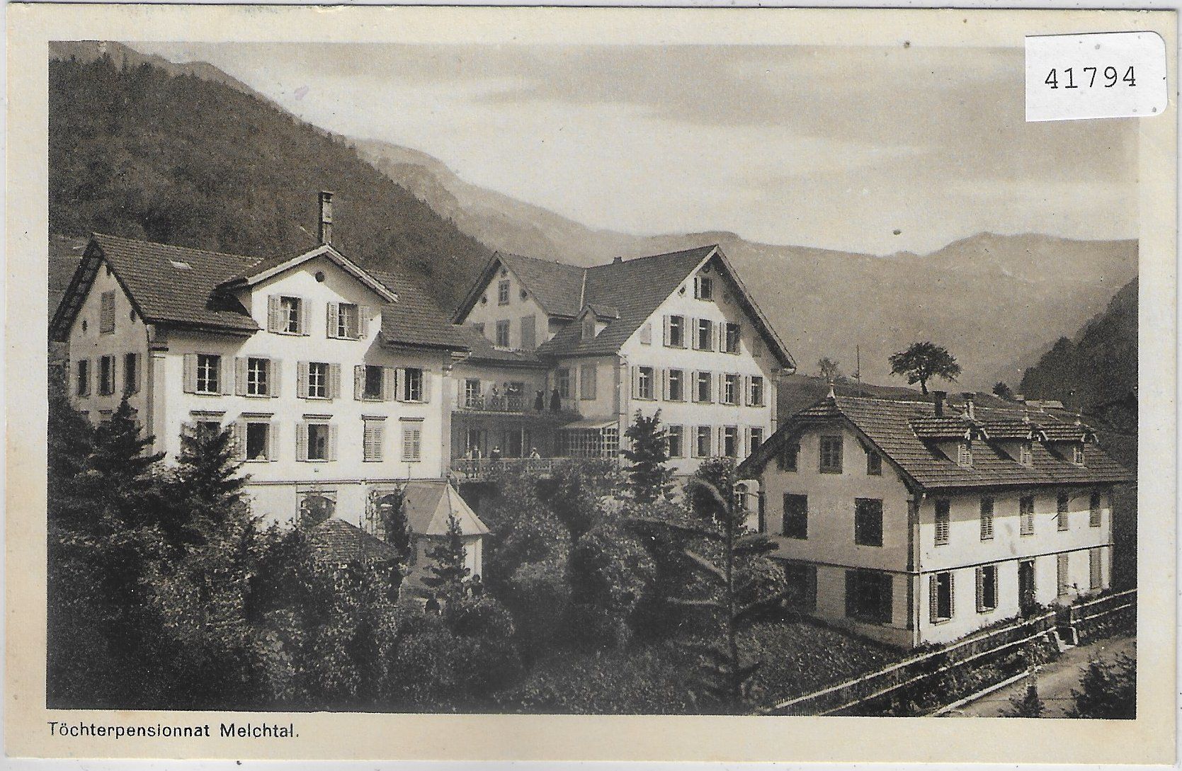 Cartes postales: Töchterpensionnat Melchtal – D'occasion à Ettingen par Kartenplanet