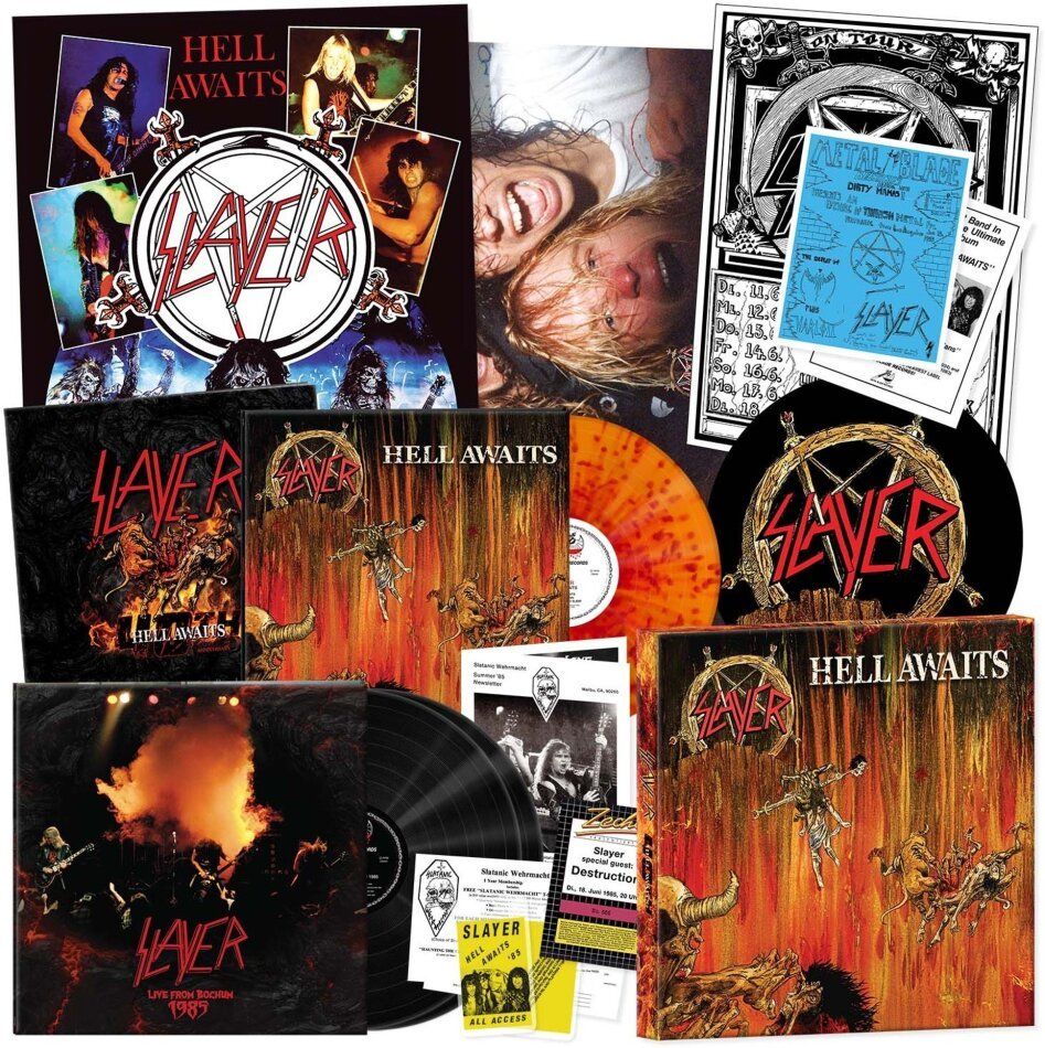 Schallplatten: Slayer, Hell Awaits - 3 LP Box Fire Splatter EU 2026 – Neu und originalverpackt aus Oberentfelden von Musicud 2