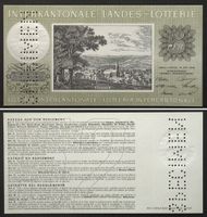 INTERKANTONALE LANDES-LOTTERIE - SPECIMEN 5 Franken 1943 I