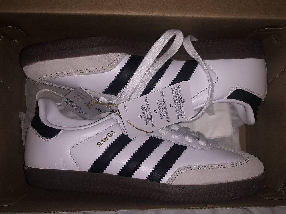 Adidas samba bianche best sale