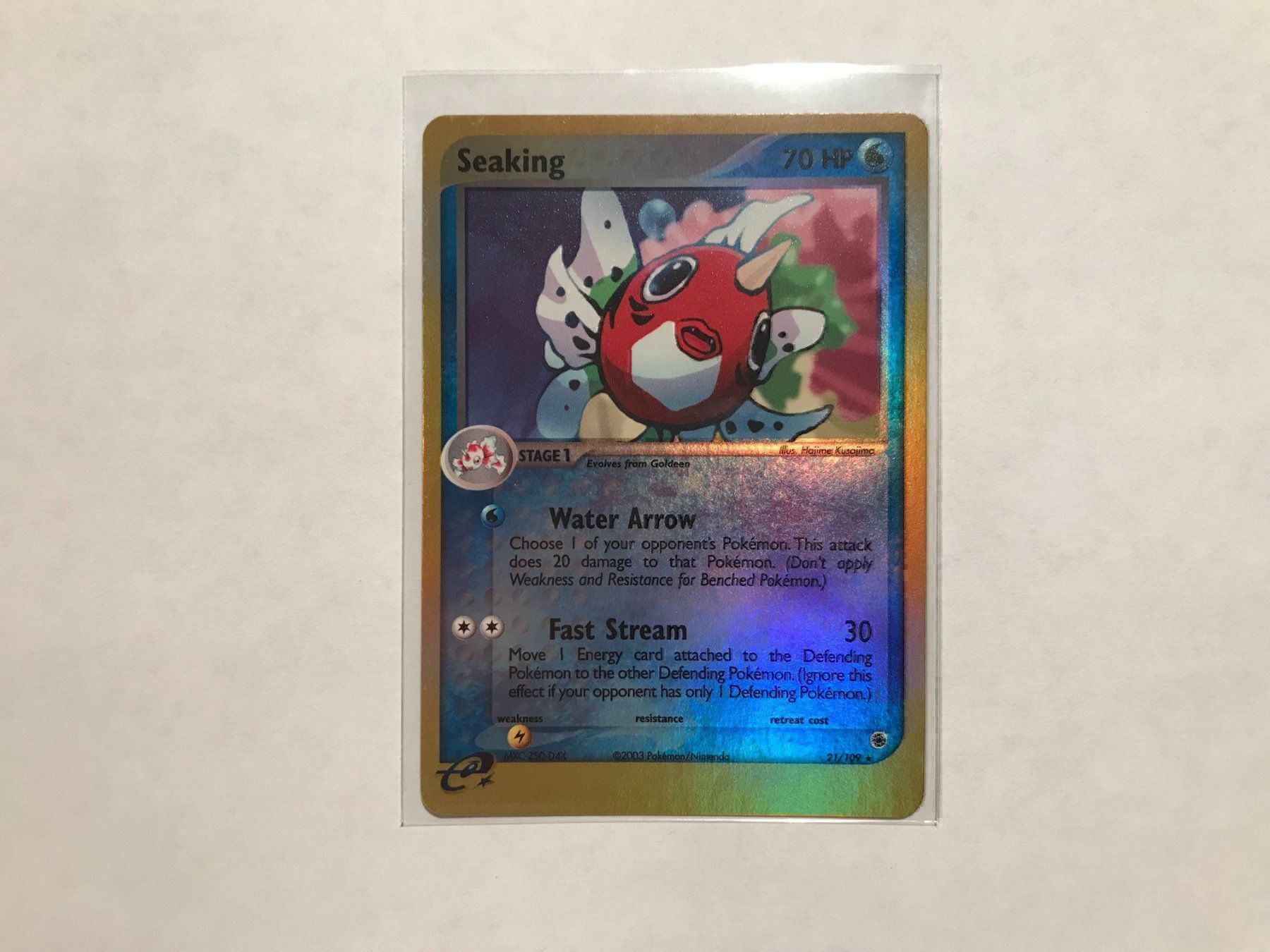 Pokémon Carte collezionabili: Seaking reverse holo Ex Ruby & Saphire – Nuovo (secondo la descrizione) da Hagendorn venduto da Pokecollectorch