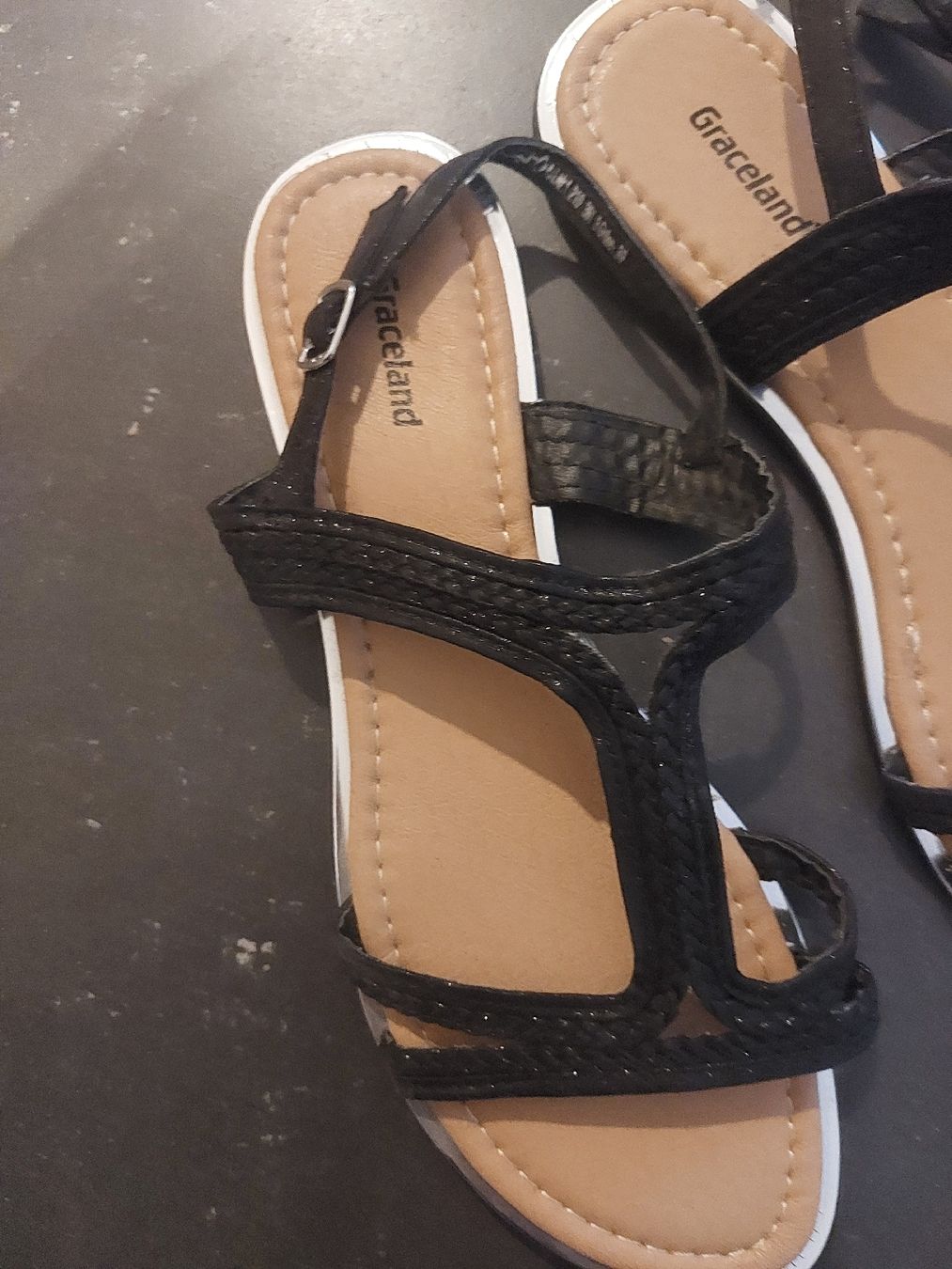 Graceland Scarpe da donna: Graceland Sandalen – Nuovo (secondo la descrizione) da Siebnen venduto da LastChanc2 2