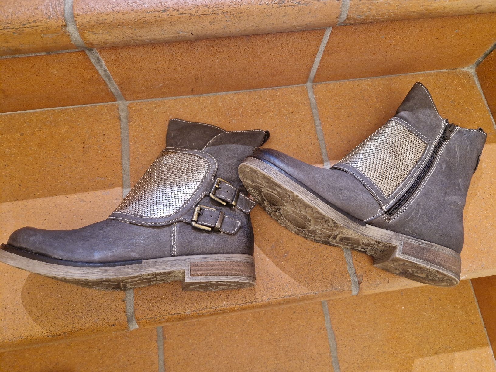 Scarpe da donna: DKODE Stiefeletten Leder 38 NEU – Nuovo (secondo la descrizione) da Lichtensteig venduto da Cocabana_16 3