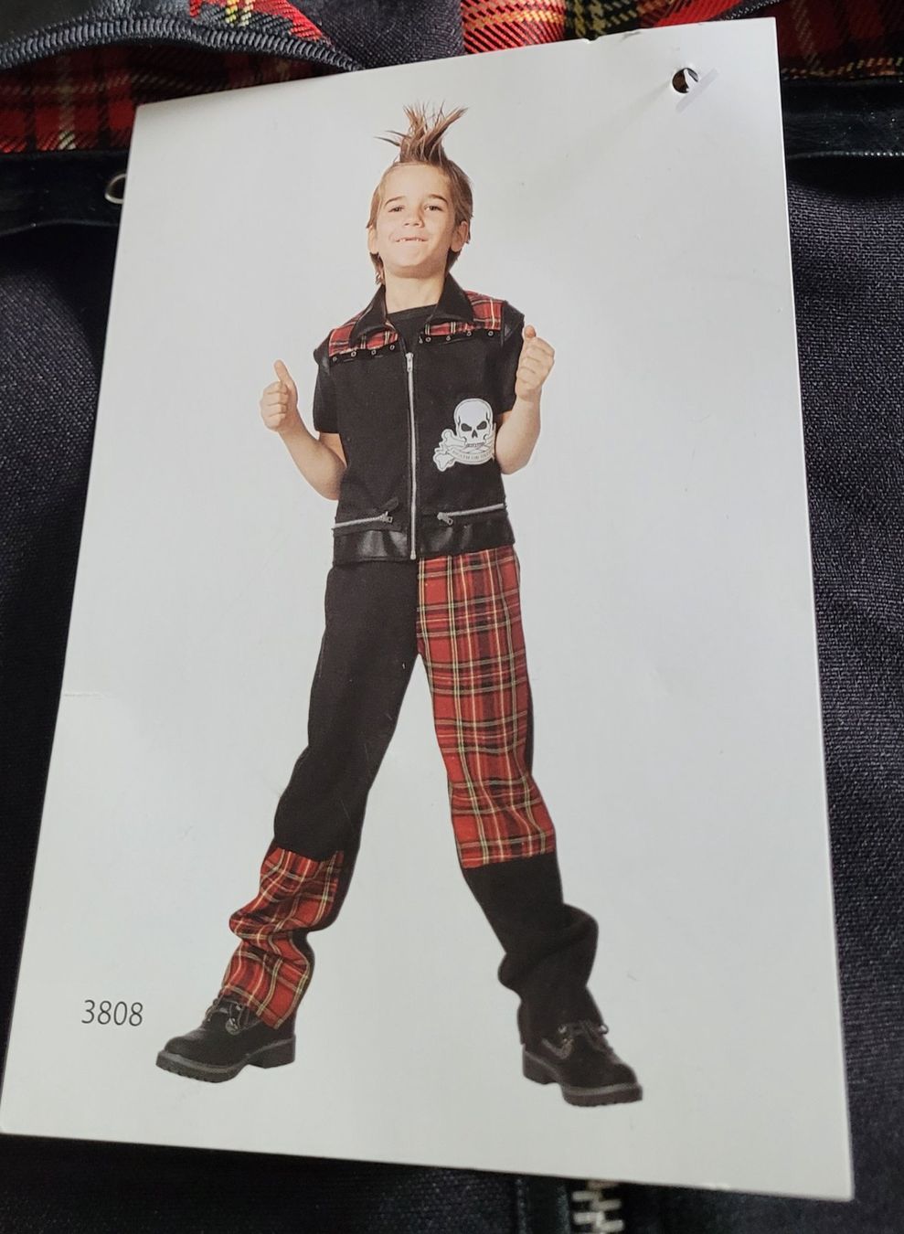 Costumi: Punk Kostüm Kinder Grösse 140 – Nuovo e nell'imballaggio originale da Oberuzwil venduto da aseinkaufswelt 1