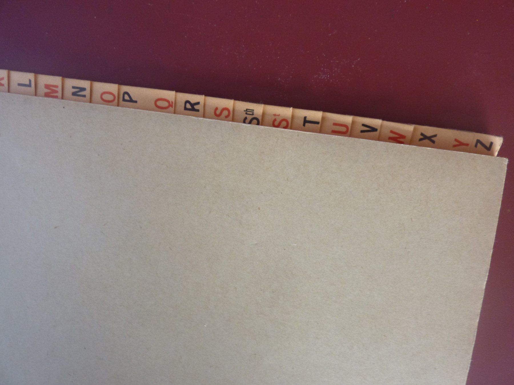 Raccoglitori: Heft mit Register A-Z – Usato da Triengen venduto da Nussbaum14 2