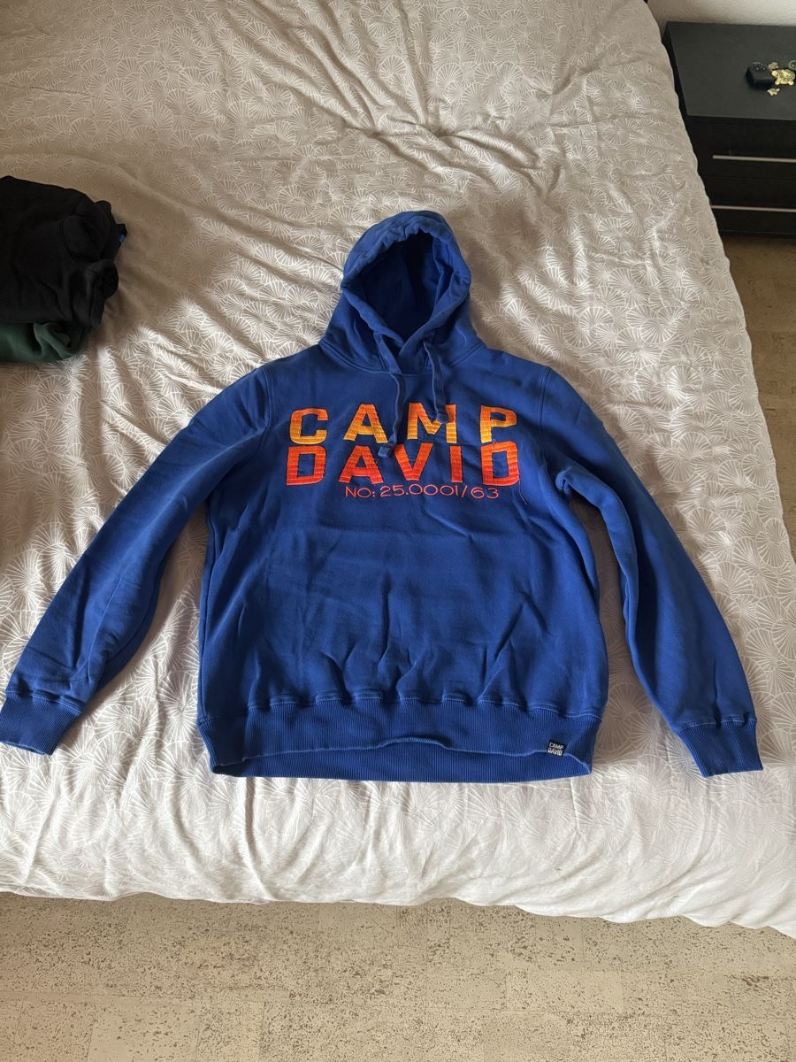 Wunderbar Camp David Hoodie Blau Fotos