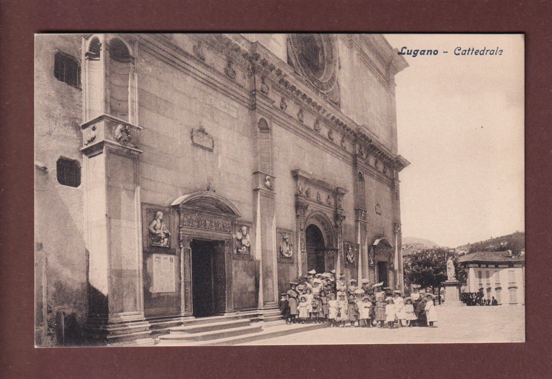 Ansichtskarten: LUGANO - Cattedrale – Gebraucht aus Pully von nicecards-shop
