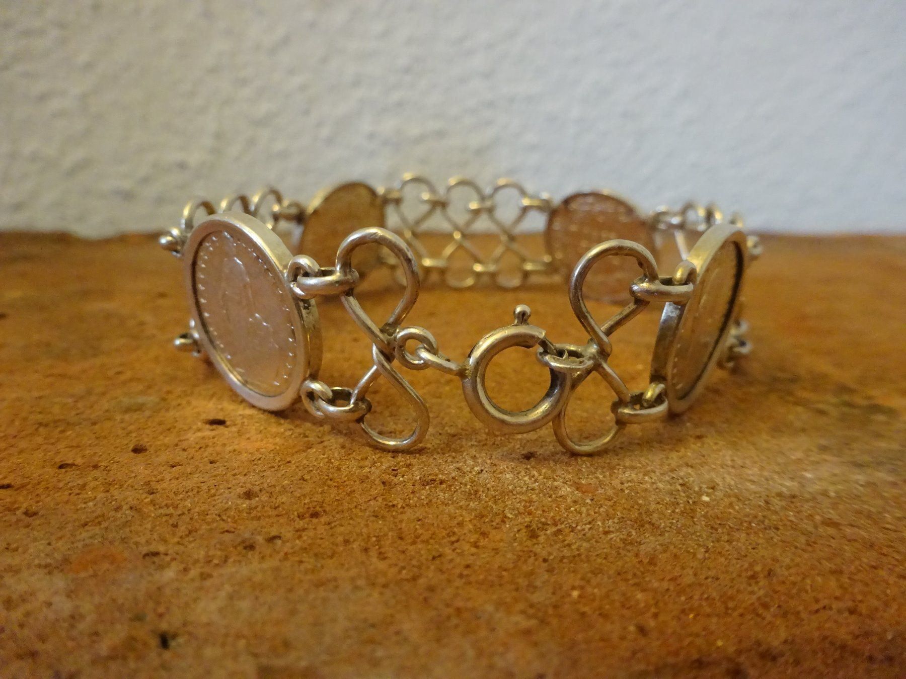 Armbänder & -reifen: Münzarmband 1950 / 800 Silber – Gebraucht aus Esslingen von FetteSchnecke 3