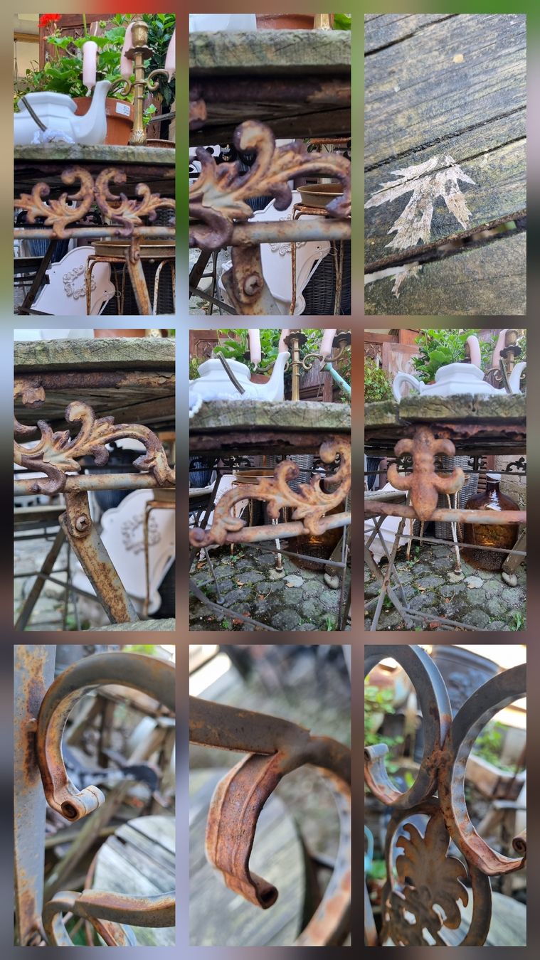 Set di tavolo e panche: Antikes Gartentisch Set*Atelier-elisa  – Usato da Wohlen AG venduto da Atelier-Elisa 6