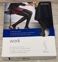 BELSANA work Stay Ups schwarz Grösse M 280 den