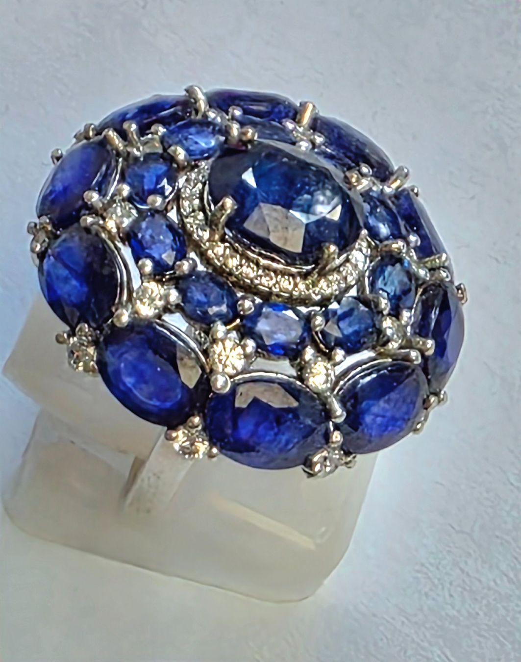 Anelli: Safir Fingerring – Nuovo e nell'imballaggio originale da Zürich venduto da adriben 1