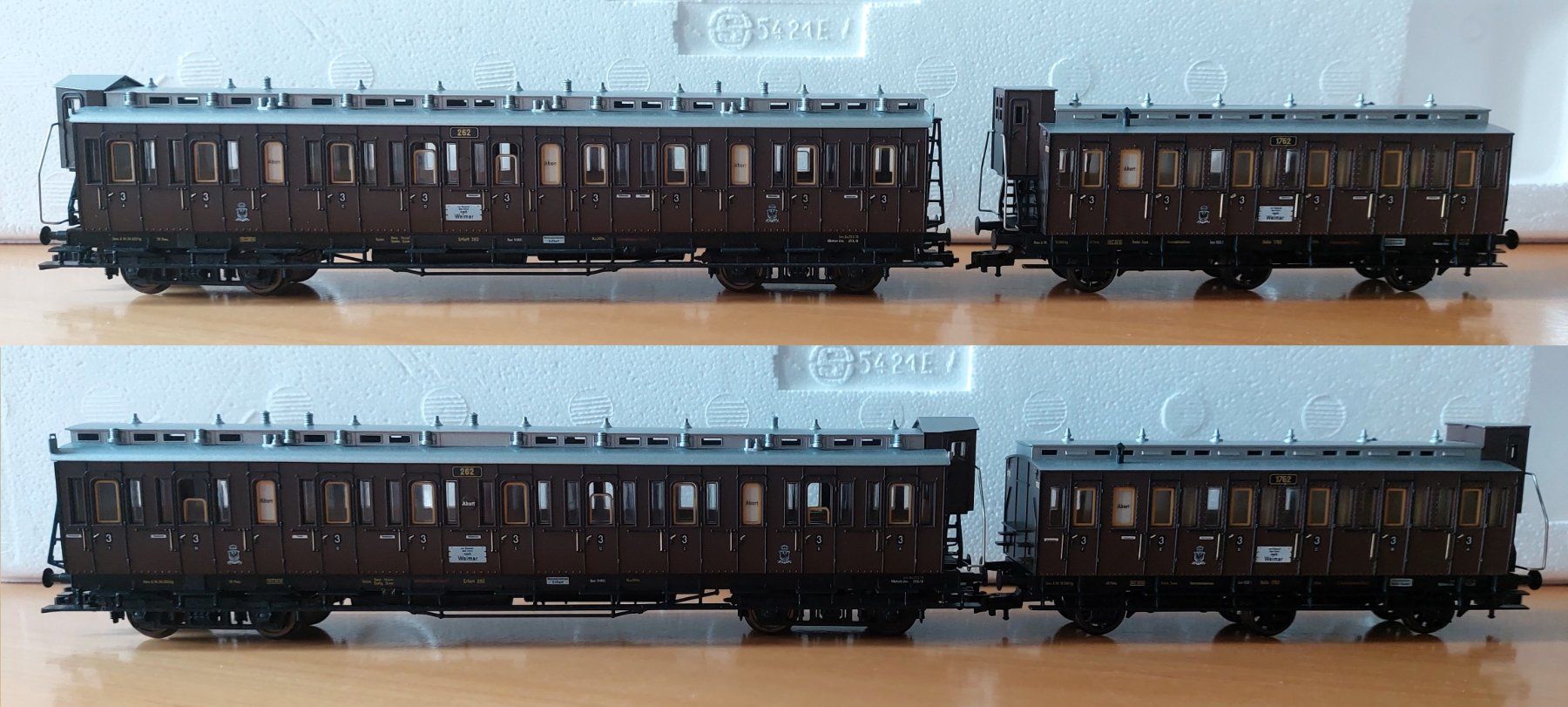 Fleischmann Modelleisenbahnen: Fleischmann 4890 - Dampfzug mit T18 der K.P.E.V. – Neu (gemäss Beschreibung) aus Rotkreuz von MOBAHN-1zu87 3