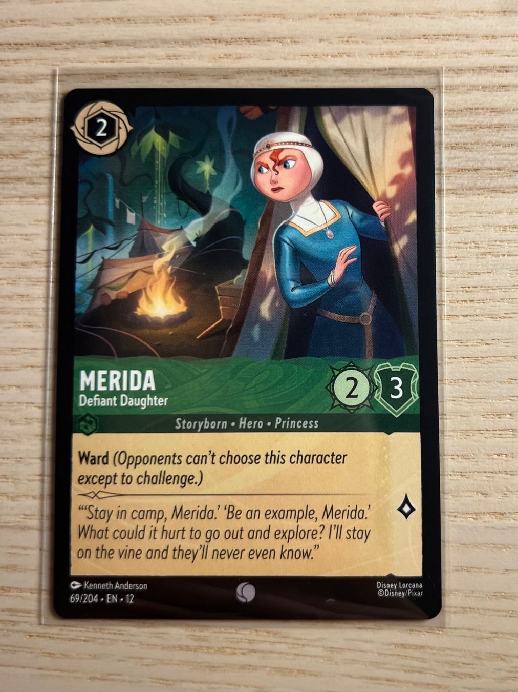 Disney Sammelbilder & Trading cards: Merida 69 EN Disney Lorcana Wilds Unknown 12 – Neu (gemäss Beschreibung) aus Rafz von SaintCruz
