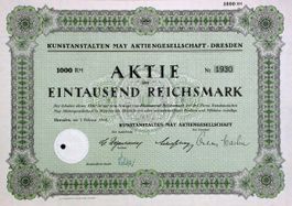 Kunstanstalten May AG, Dresden - 1942