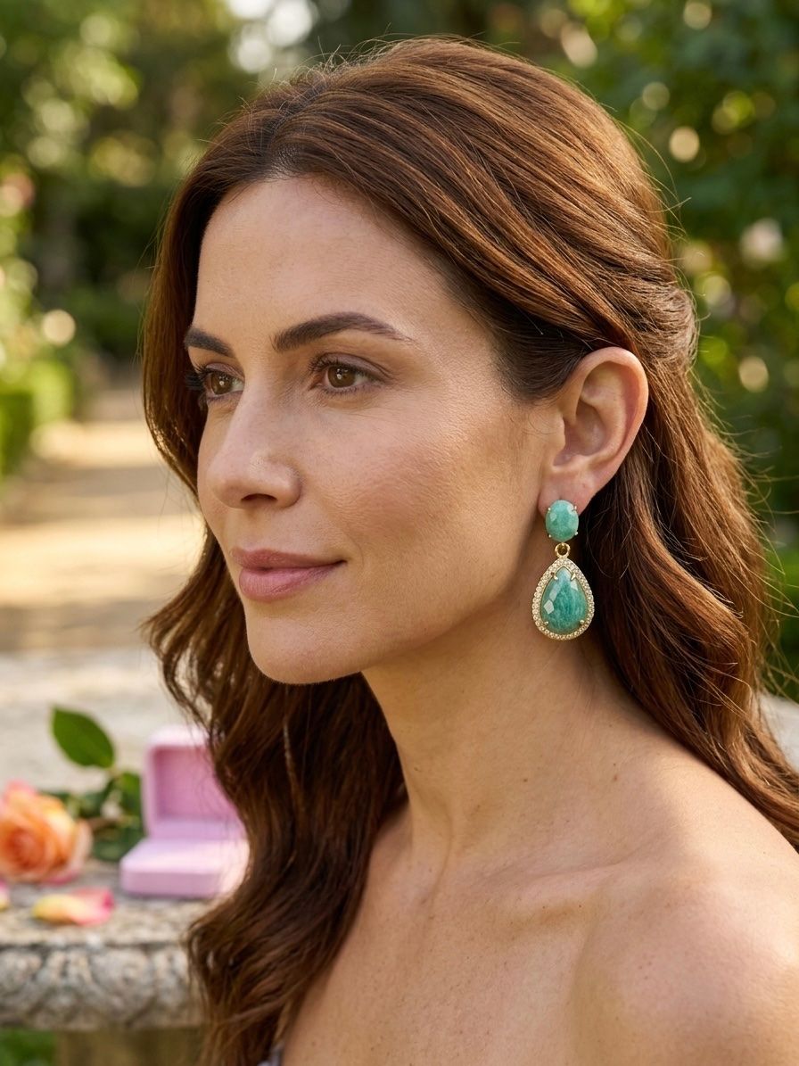 Ohrringe & -stecker: Boucles d’oreilles en Prenhite – Neu und originalverpackt aus St-Maurice von Sandrinette123 3