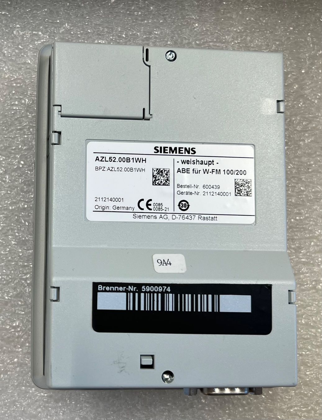 Siemens Radiatori: Siemens Weishaupt Display - AZL52.00B1WH – Usato da Romanshorn venduto da DonRicardoo 1