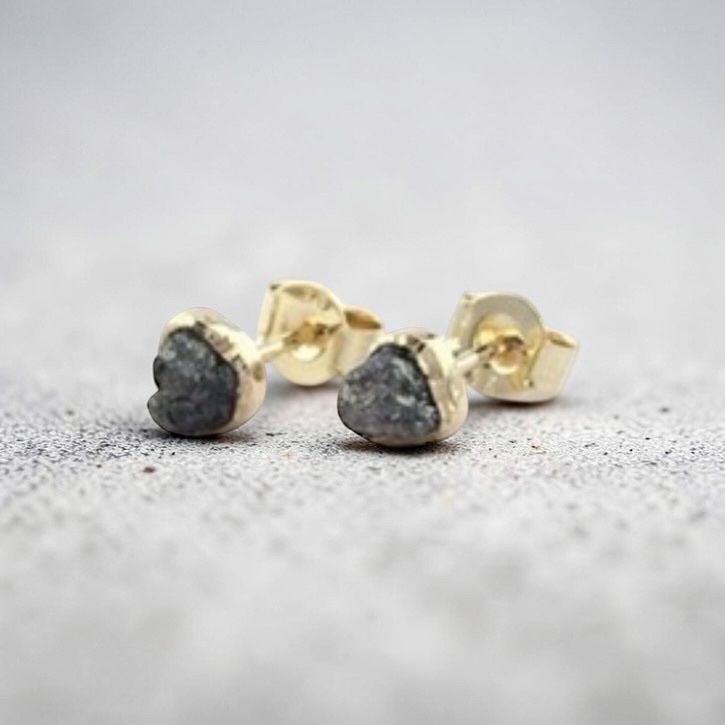 Orecchini pendenti & Orecchini a lobo: 9 Karat Echtgold Herkimer Diamant Ohrstecker – Nuovo e nell'imballaggio originale da Amriswil venduto da nic_vq6k