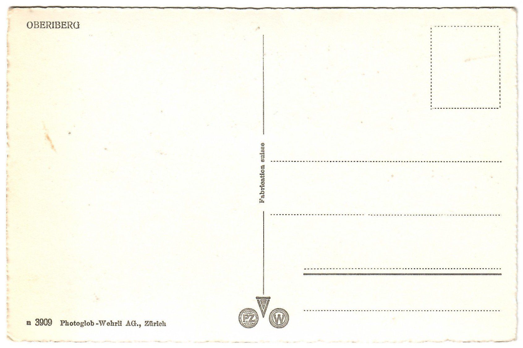 Cartoline postali: Ansichtskarte Oberiberg Skigebiet – Usato da Kerns venduto da etma3 1