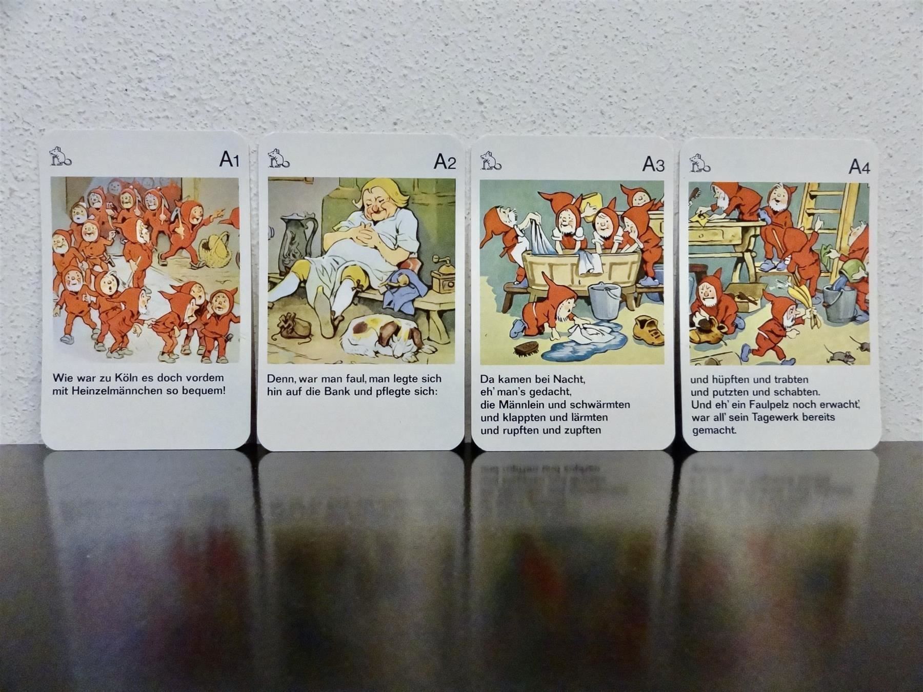 Spiele: schönes altes Quartett HEINZELMÄNNCHEN – Gebraucht aus Kerzers von wisaundso 3