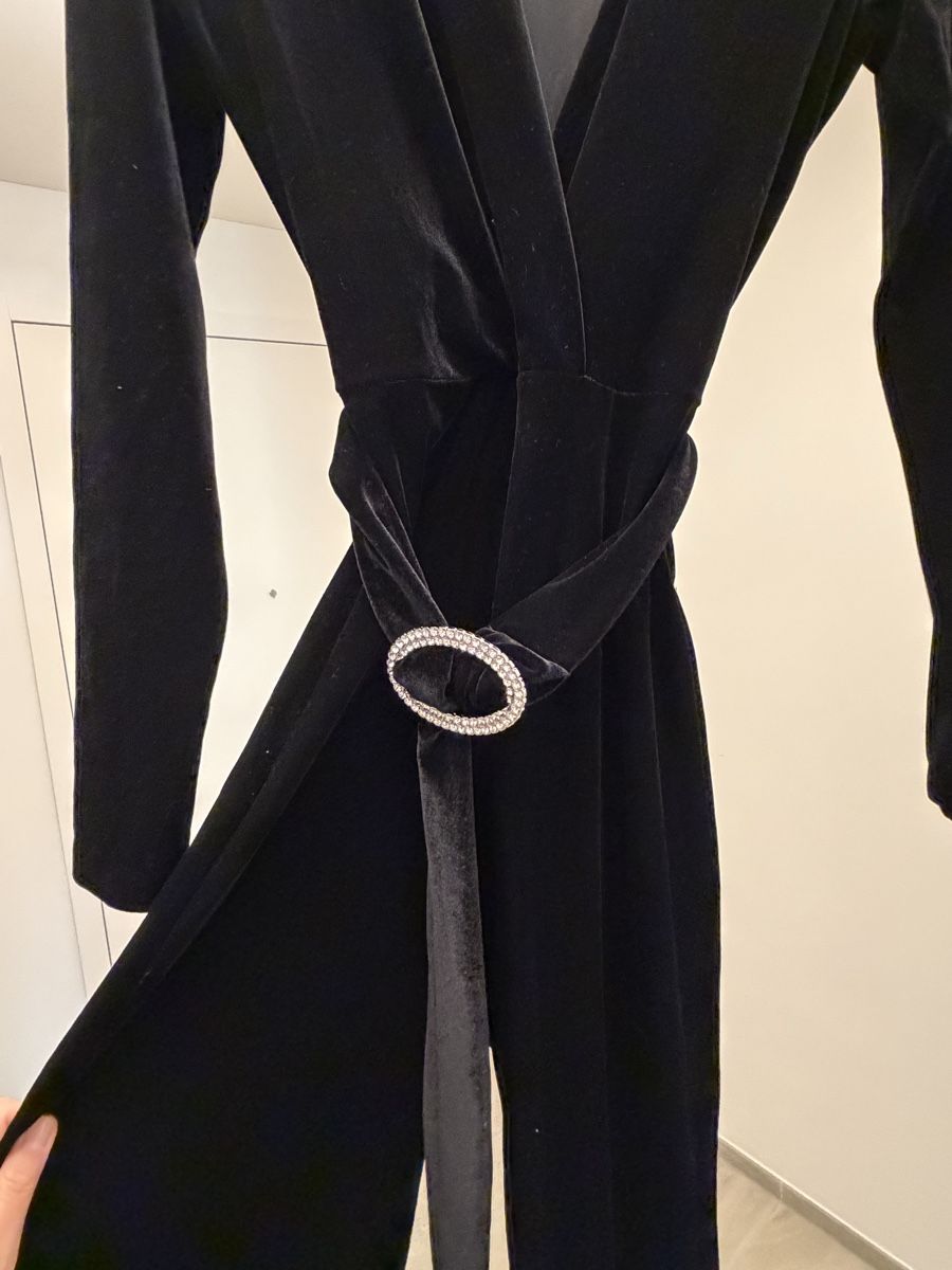 Mango Jumpsuits: Mango Jumpsuit black velvet – Neuf (Voir description) à Wilen b. Wollerau par kat_hw7k 5