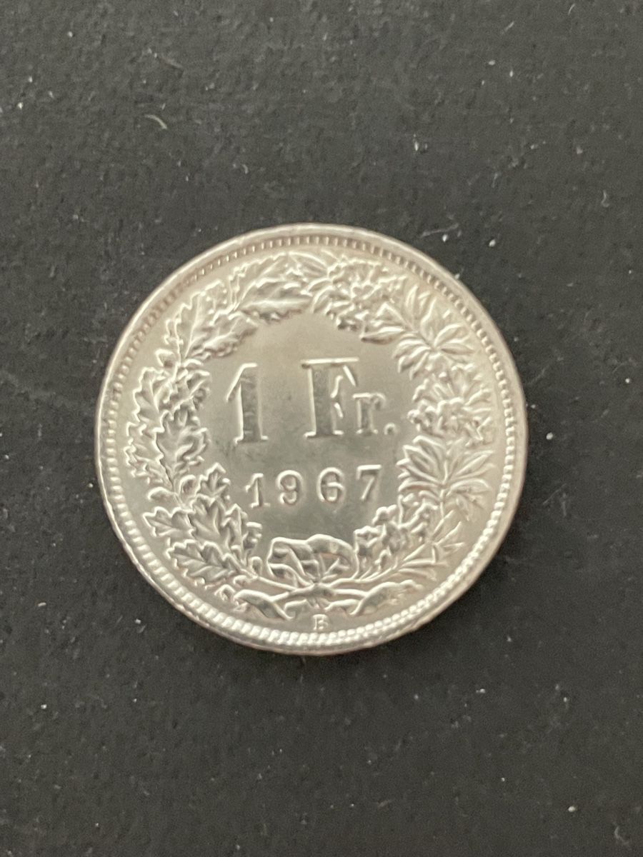 Toutes les monnaies: 1.- Silber CH Jahr 1967 – D'occasion à Meierskappel par Hala03