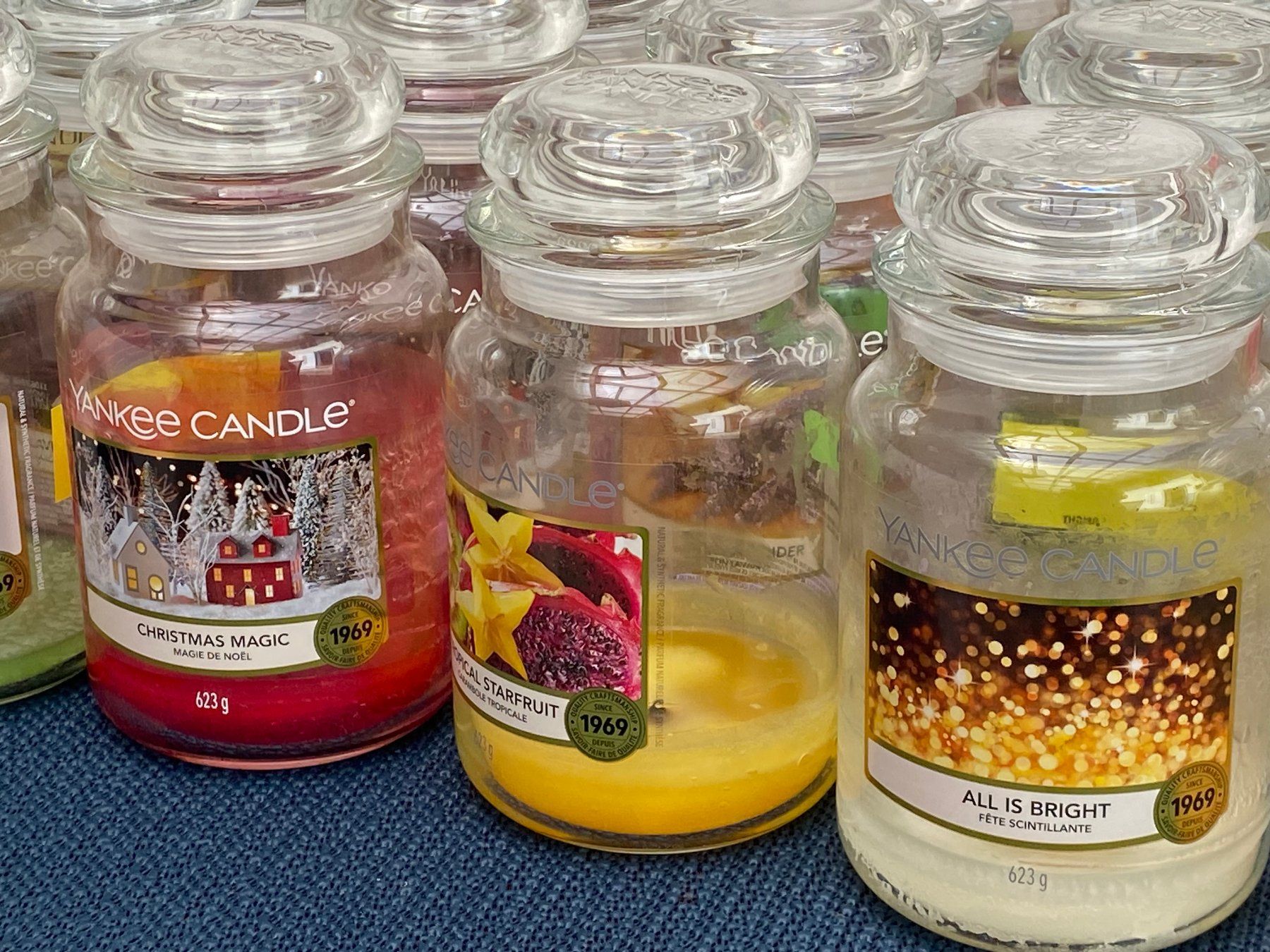 Yankee Candle Candele: Yankee Candle Large Jar Gläser - Duftproben - Diverse Düfte – Usato da Langwiesen venduto da rtWebshop 2
