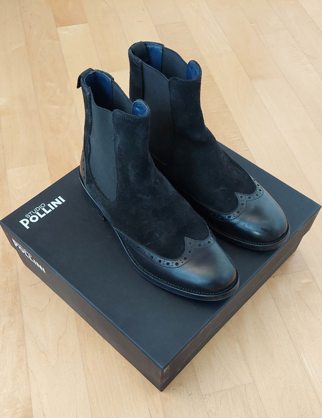 Scarpe da donna: Studio Pollini Stiefeletten Gr. 38, Leder/Wildleder – Usato da Zürich venduto da larazur