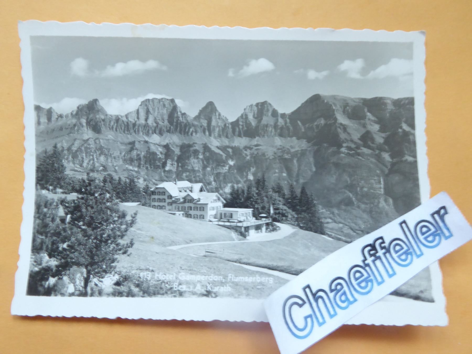 Cartes postales: 113 Hotel Gamperdon, Flumserberg – D'occasion à Zürich par Chaeffeler