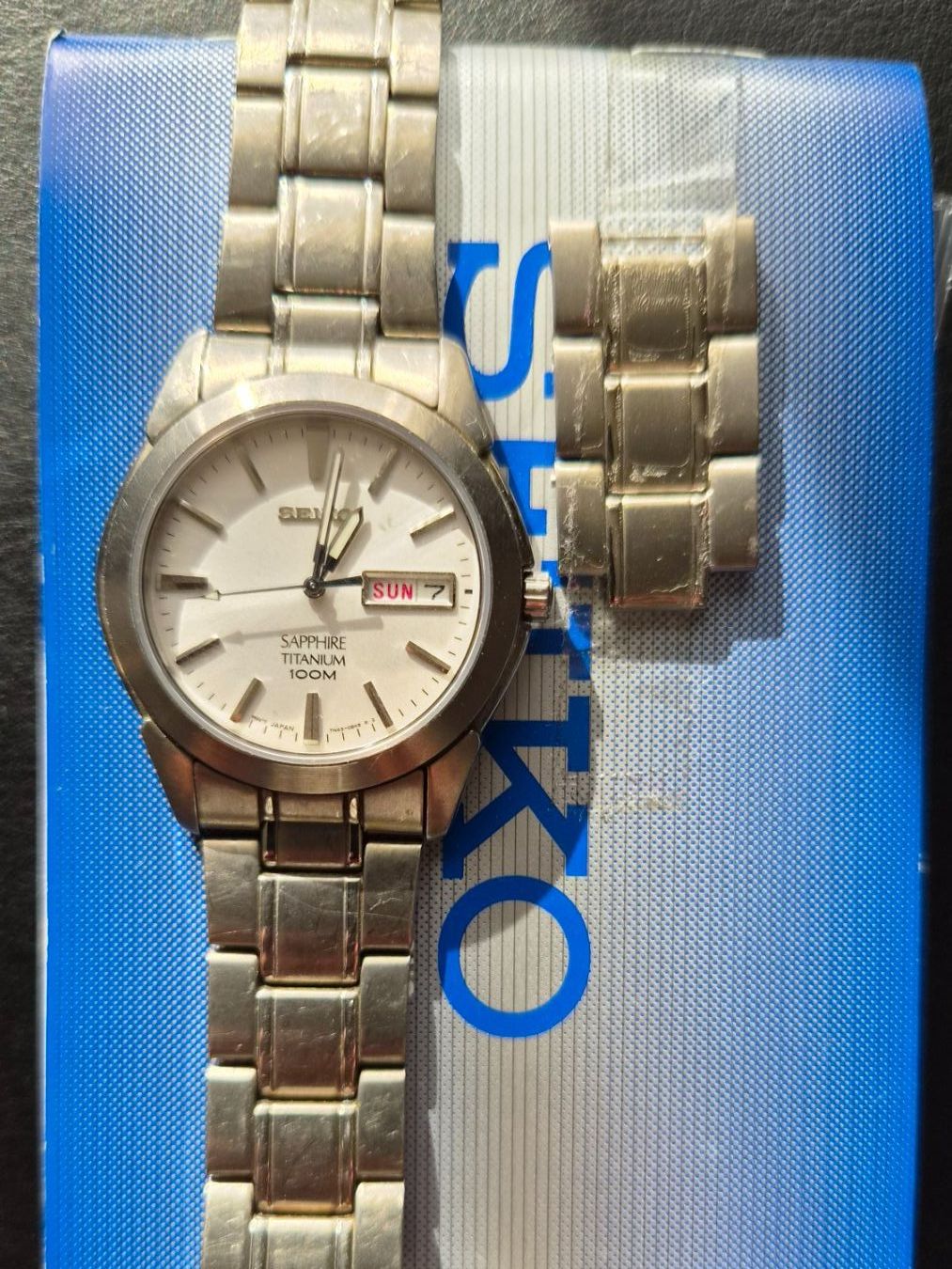 Seiko Montres: Seiko Saphire Titanium 100m – D'occasion à Meggen par HomerSi