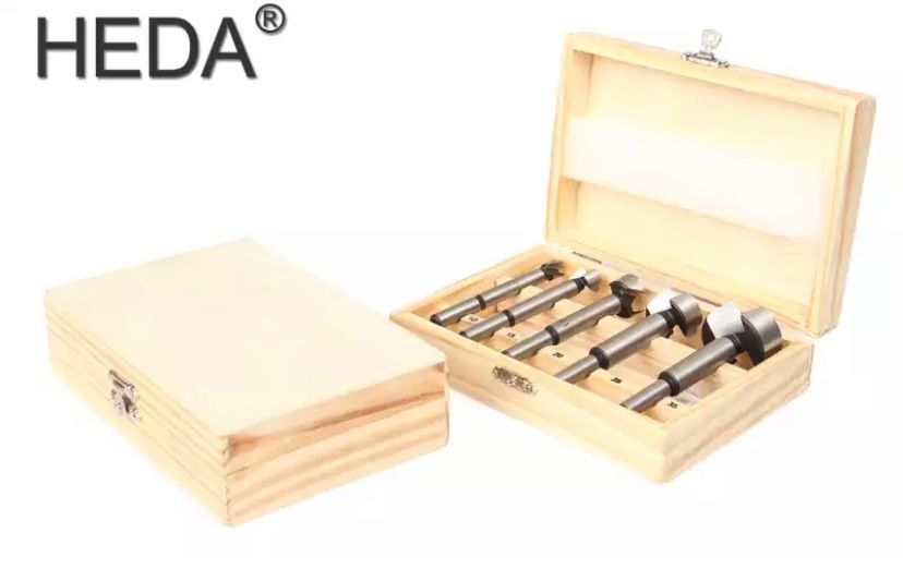 Tutti gli attrezzi: Bohrer Werkzeug Set mit Holzkoffer 5.Pcs – Nuovo e nell'imballaggio originale da Seon venduto da Aaargauer01 3