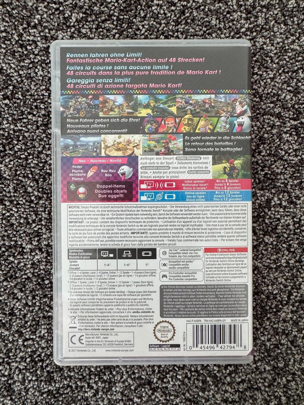 Nintendo Giochi: Nintendo Mario Kart 8 Deluxe, Switch, DE – Usato da Degersheim venduto da Computer_Paradise 2