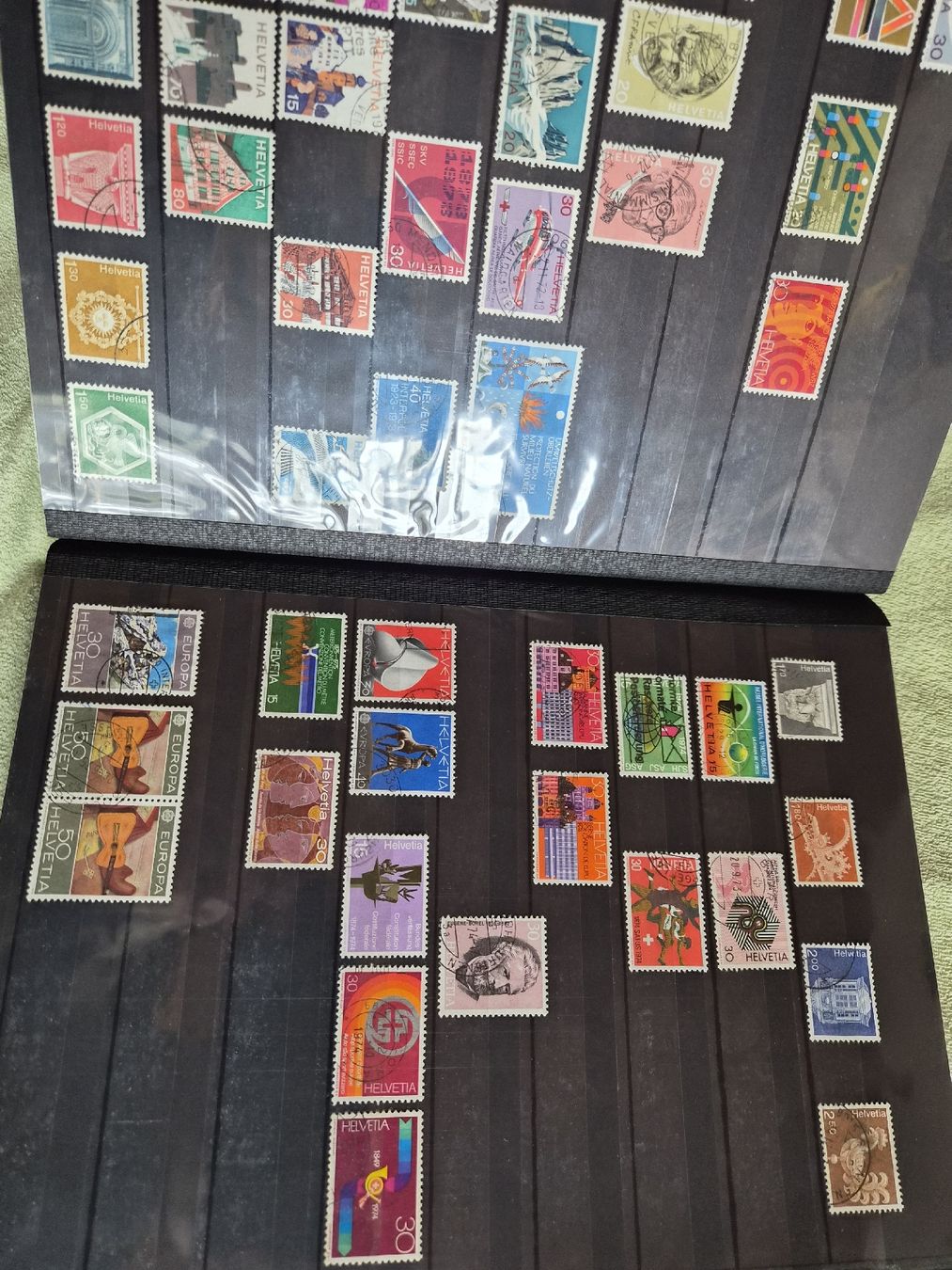 Alben: Briefmarkensammlung Schweiz, Album! – Gebraucht aus Welschenrohr von Fenn-60 6