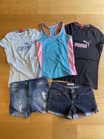 Lot short et t-shirt 34