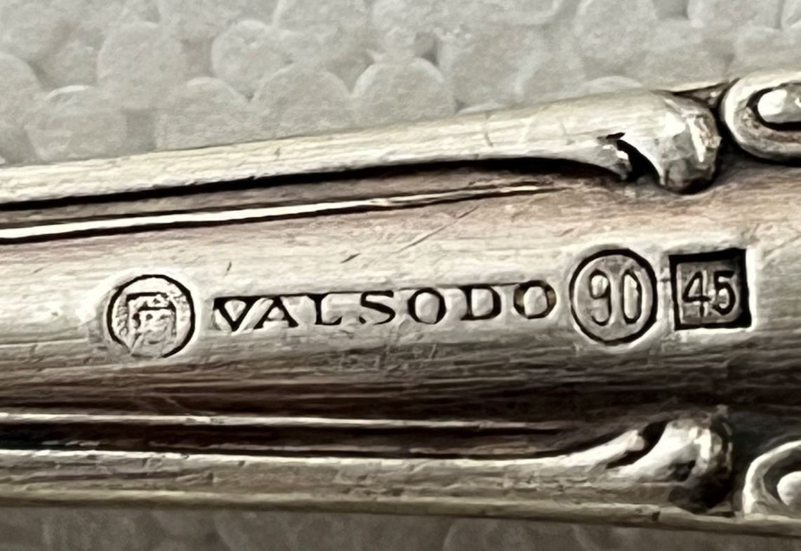 Couverts: 12er-Set Silberbesteck von Valsodo mit Initialen RG oder GR – D'occasion à Mumpf par dadaboygugu 7