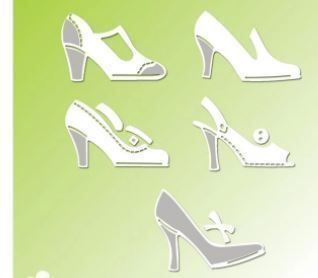 Sciablone: Stanzschablonen-Set Schuhe Pumps NEU – Nuovo e nell'imballaggio originale da Effretikon venduto da wenuss 1