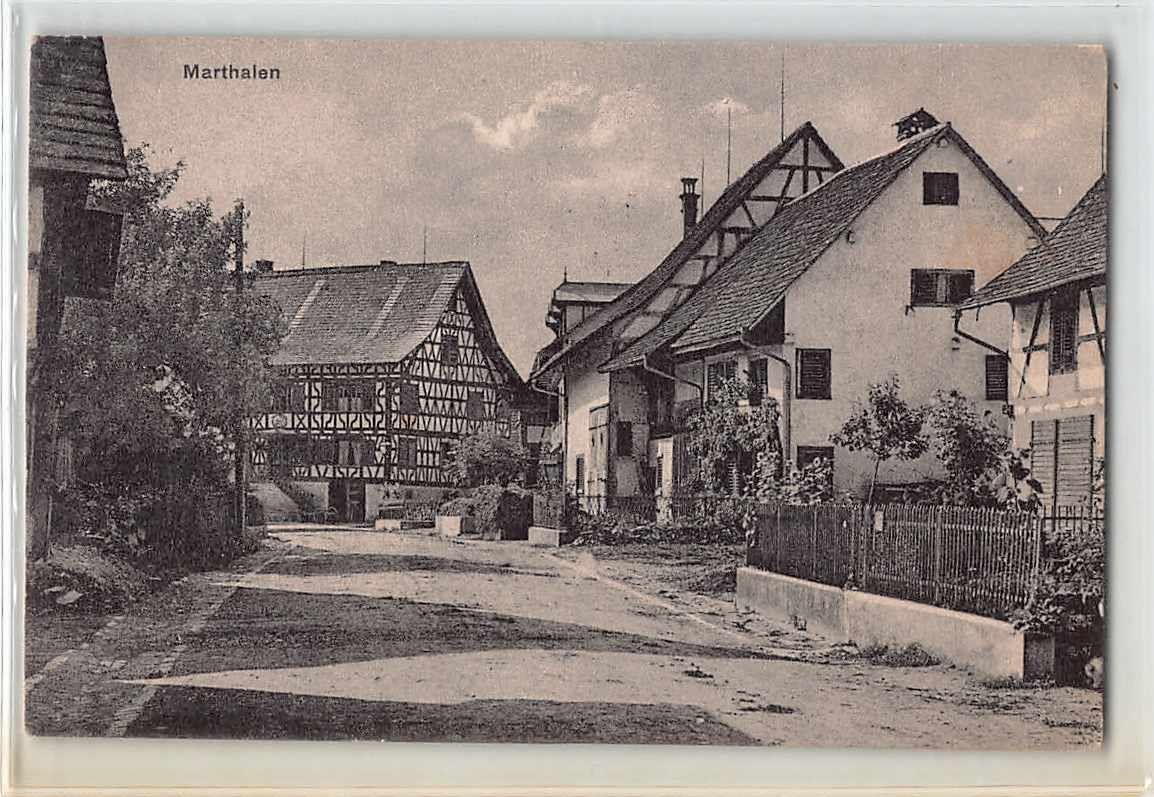 Cartoline postali: TOP Ansichtskarte: GRUSS aus MARTHALEN ZH 1920 – Usato da Winterthur venduto da SchatzchischtliWinti