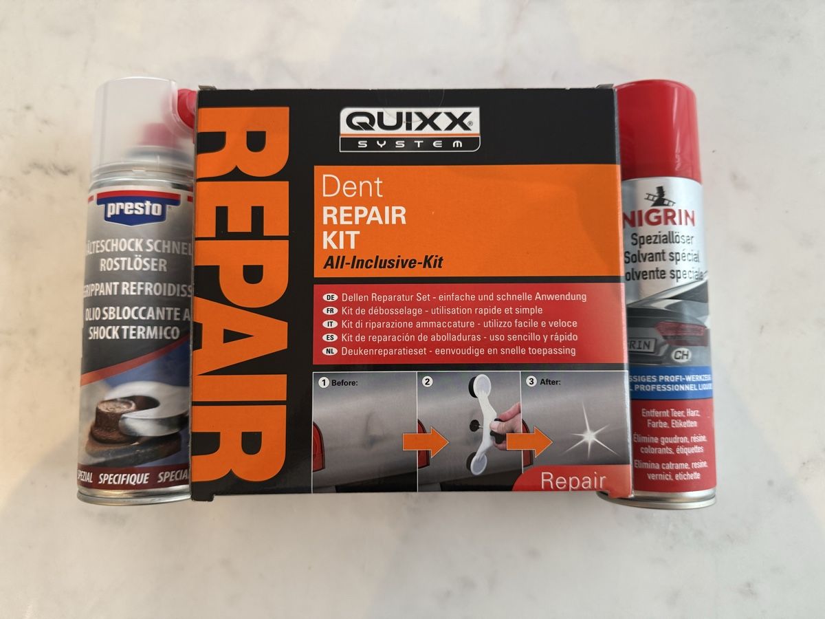 Quixx Dellen Reparatur Set - Komplettset für Auto Dellen (Neu und ...