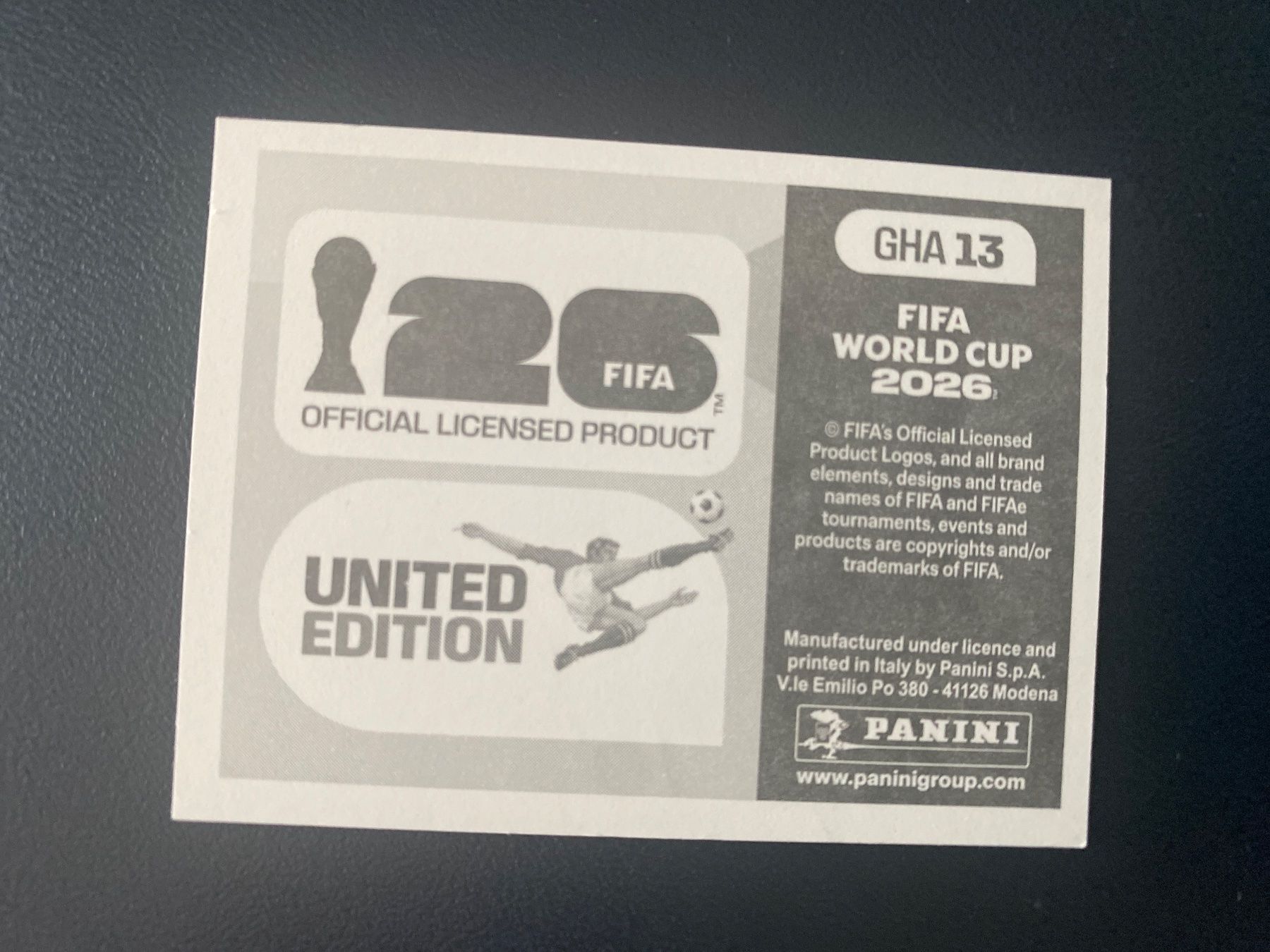 Panini Carte collezionabili: Panini FIFA World Cup Sticker GHA 13 – Nuovo (secondo la descrizione) da Glattbrugg venduto da riseca 1