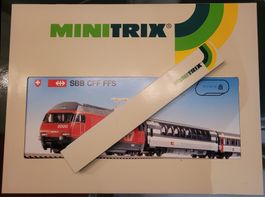 SBB-Eurocity Startset Minitrix Spur N plus Schienenpack 1490
