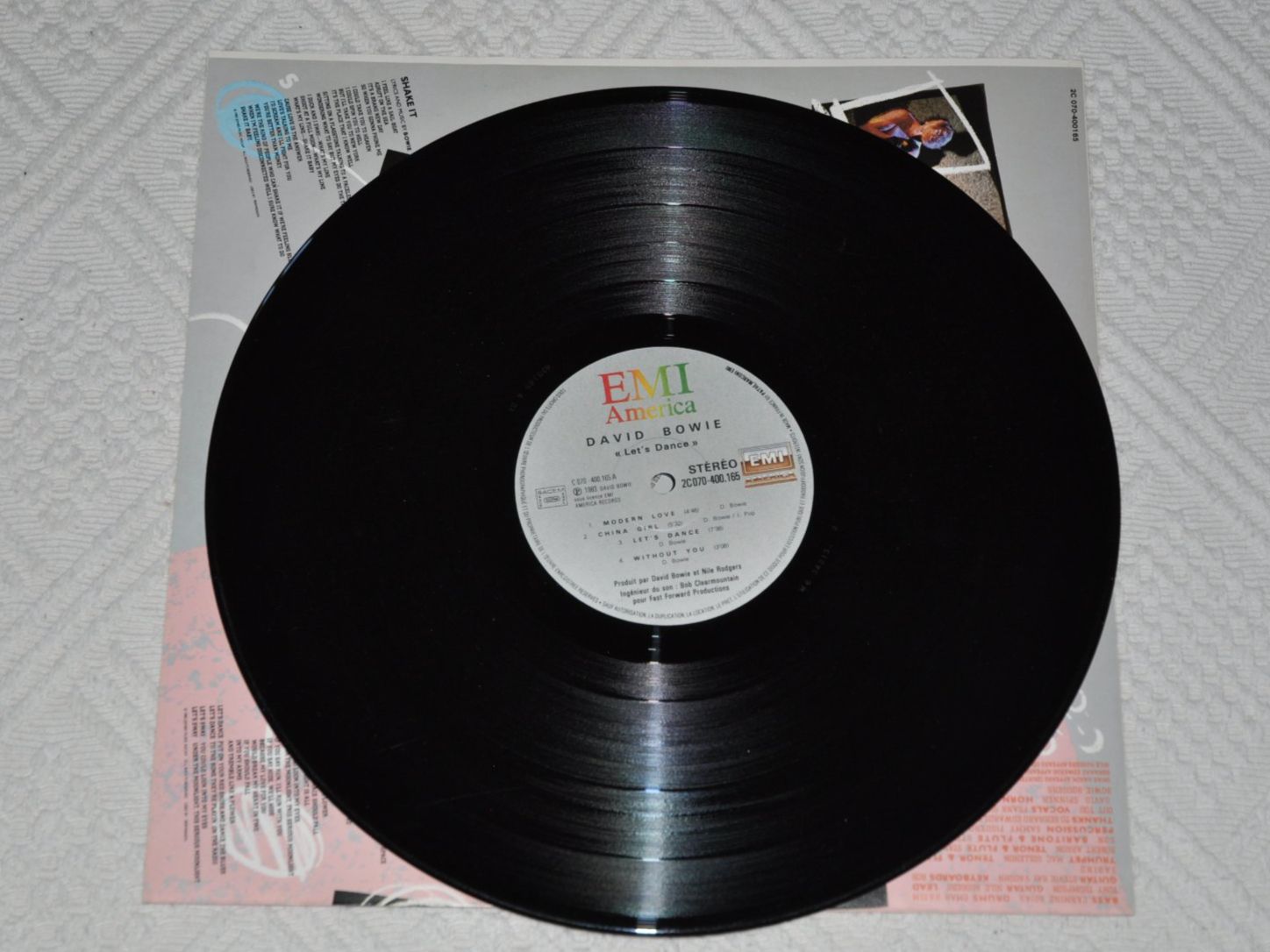 Vinyles: LP David Bowie - Let's Dance – D'occasion à Boll par Theodora15 4