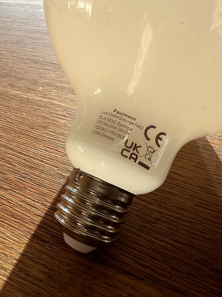 Paulmann Lampade: Paulmann LED Globe G125 E27 2700K dimmbar 470lm – Nuovo (secondo la descrizione) da Widnau venduto da ajk79 1
