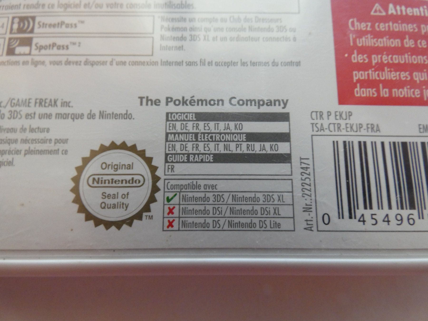 Pokémon Jeux: Nintendo 3DS - POKEMON X – D'occasion à La Sarraz par classicworldcoins 2