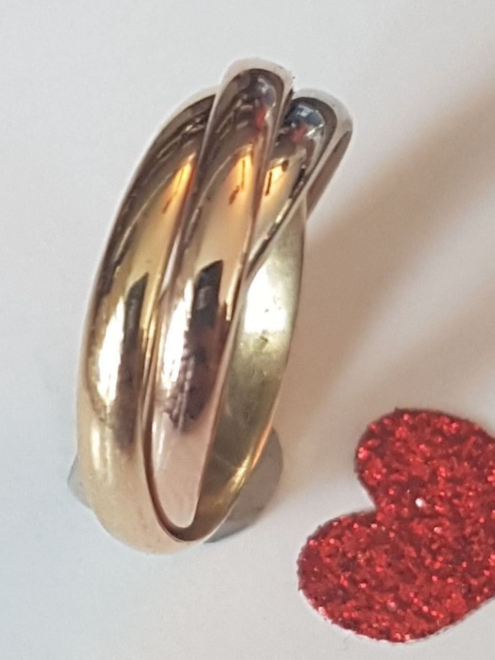 Anelli: Toller 3 farbiger 3 Anneaux Ring  18kt. – Nuovo (secondo la descrizione) da Unterägeri venduto da Altgoldschmuck 1